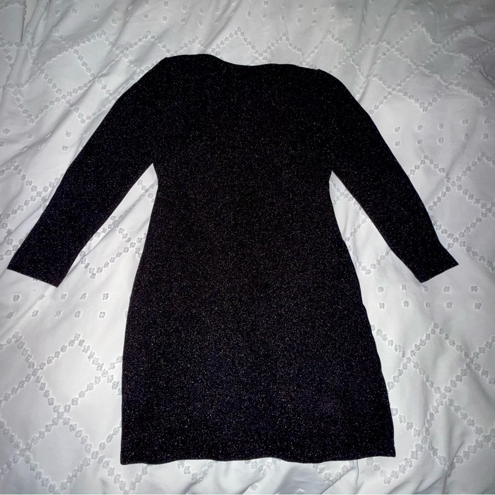 NWT: Sparkly Black Long Sleeve Dress for Night Out